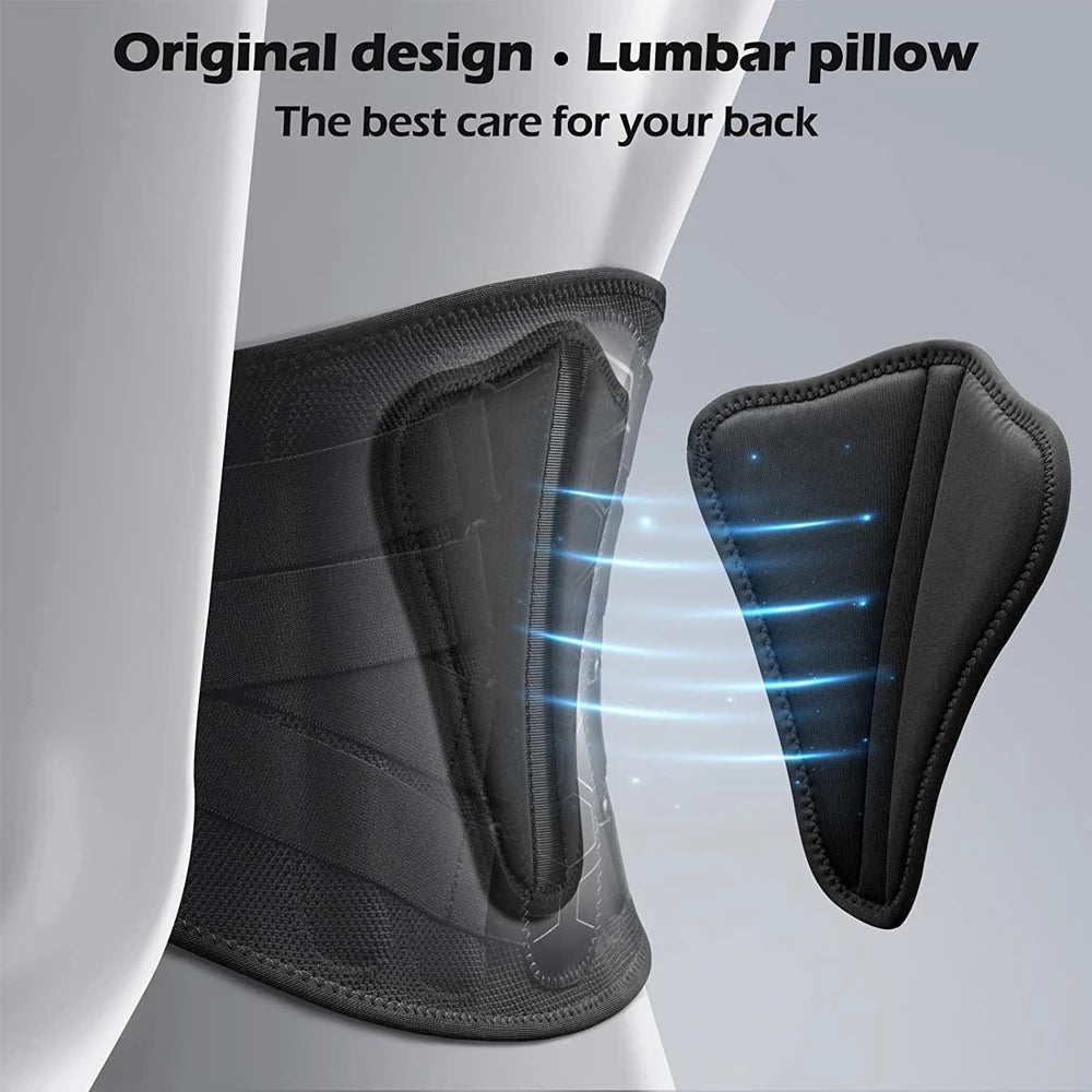 Lower Back Support Brace with Lumbar Pad