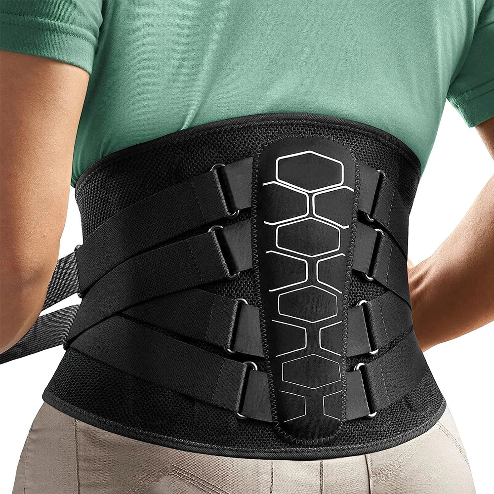 Lower Back Support Brace with Lumbar Pad