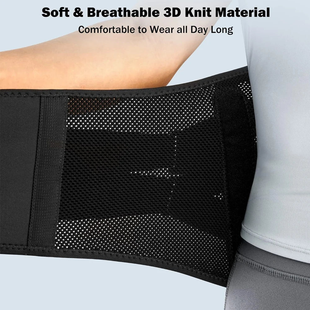 Lower Back Support Brace with Lumbar Pad