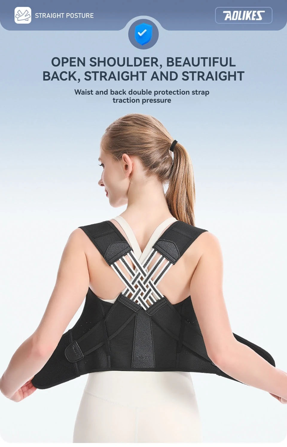 AOLIKES Posture Corrector Brace