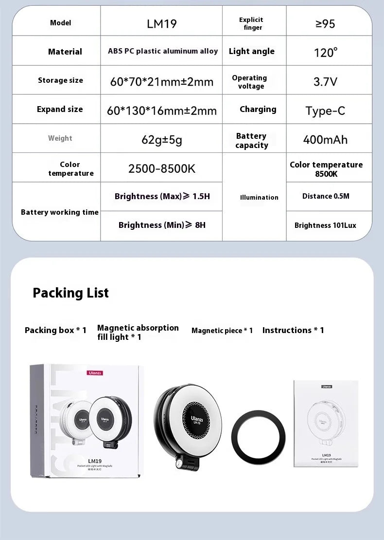 Ulanzi MA35 Magnetic Wireless Camera Handle
