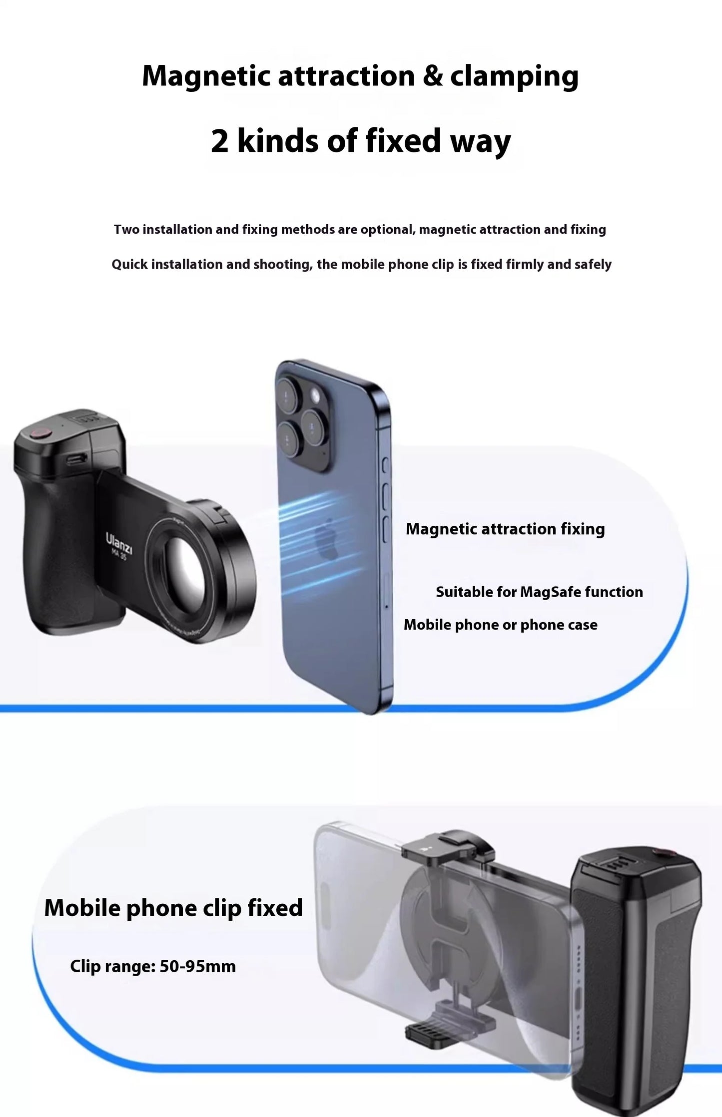 Ulanzi MA35 Magnetic Wireless Camera Handle