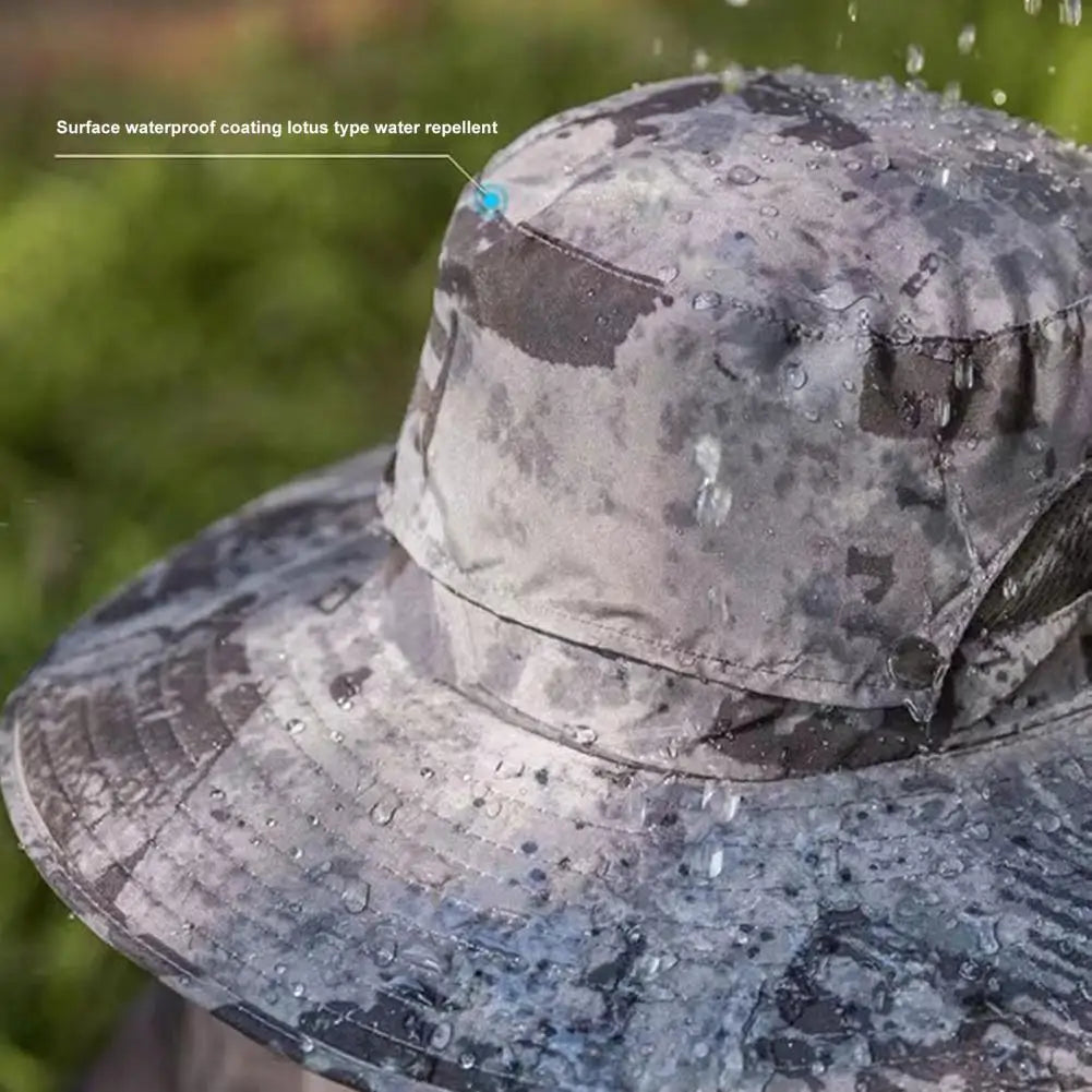 Solar Fan Hat with Neck Flap