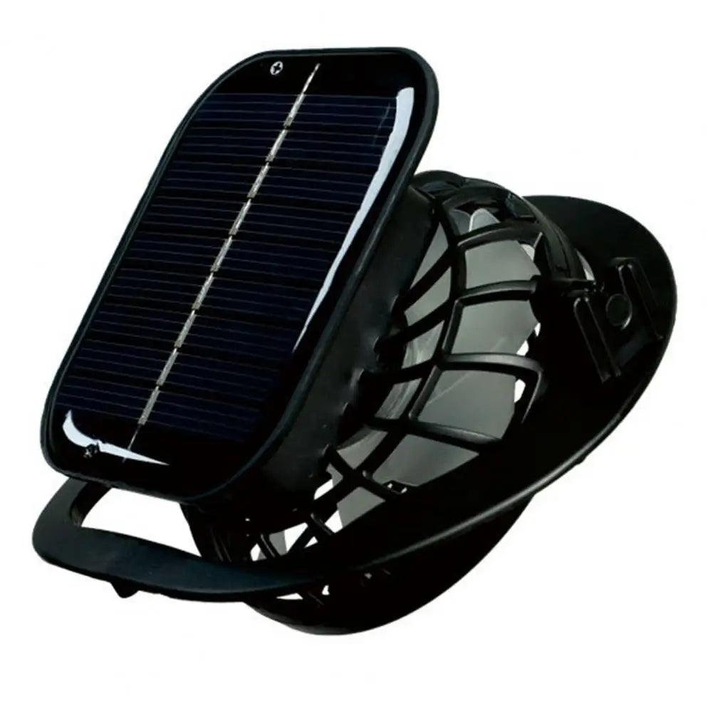 Solar Fan Hat with Neck Flap
